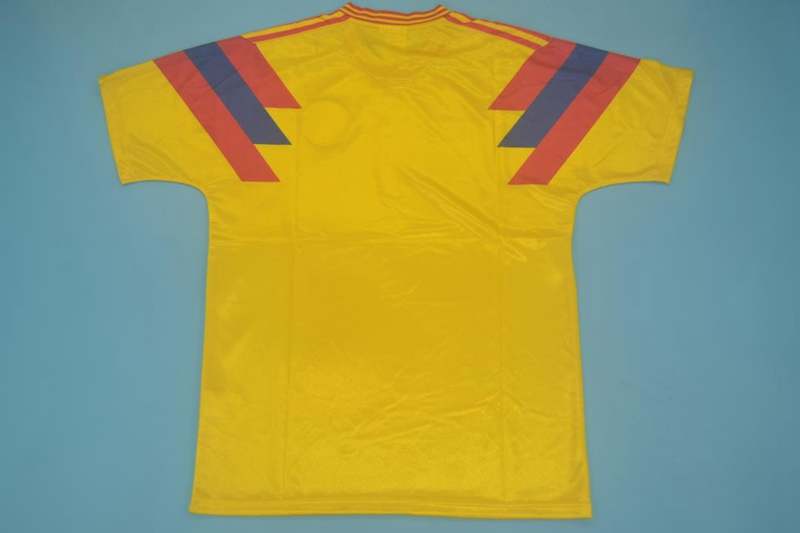 AAA(Thailand) Colombia 1990 Home Retro Soccer Jersey