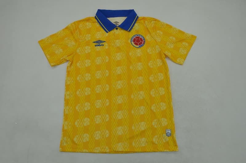 AAA(Thailand) Colombia 1993 Home Retro Soccer Jersey