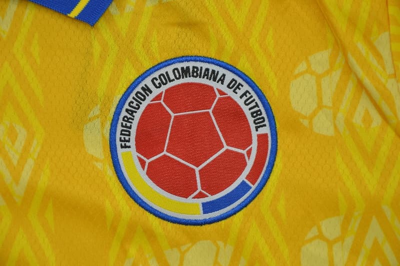 AAA(Thailand) Colombia 1993 Home Retro Soccer Jersey