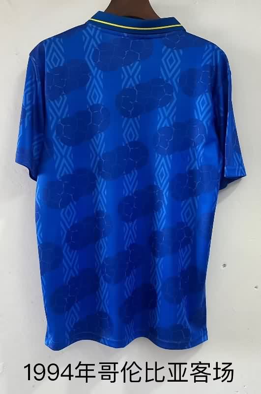 AAA(Thailand) Colombia 1994 Away Retro Soccer Jersey