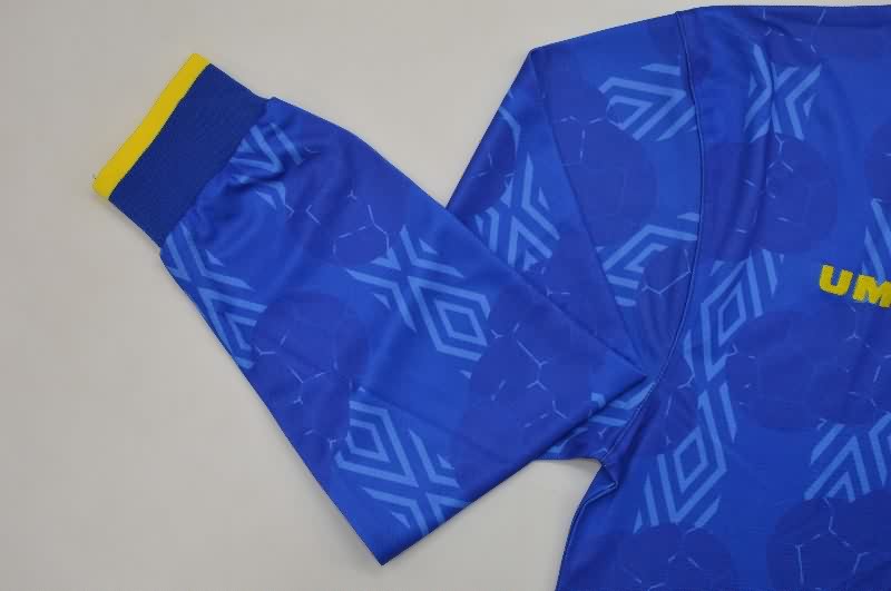 AAA(Thailand) Colombia 1994 Away Long Sleeve Retro Soccer Jersey