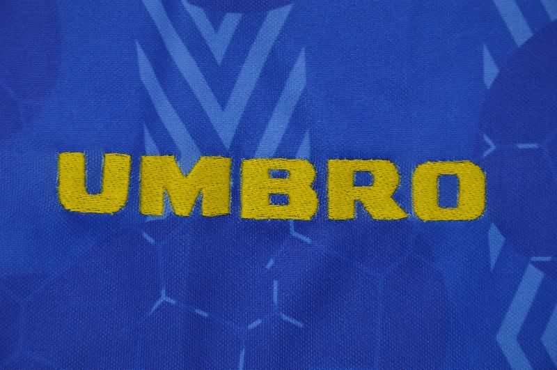 AAA(Thailand) Colombia 1994 Away Long Sleeve Retro Soccer Jersey