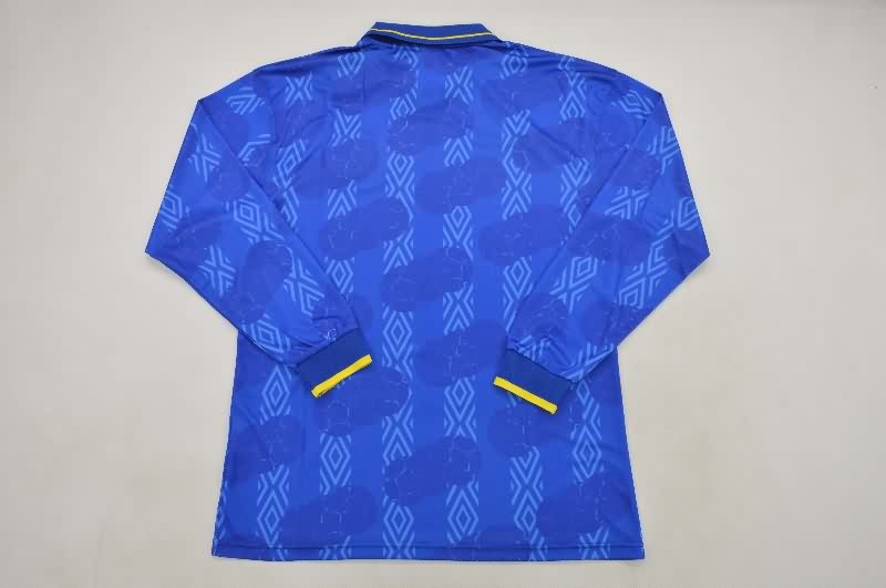 AAA(Thailand) Colombia 1994 Away Long Sleeve Retro Soccer Jersey