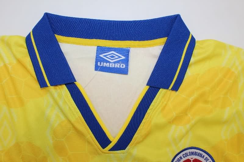 AAA(Thailand) Colombia 1994 Home Retro Soccer Jersey