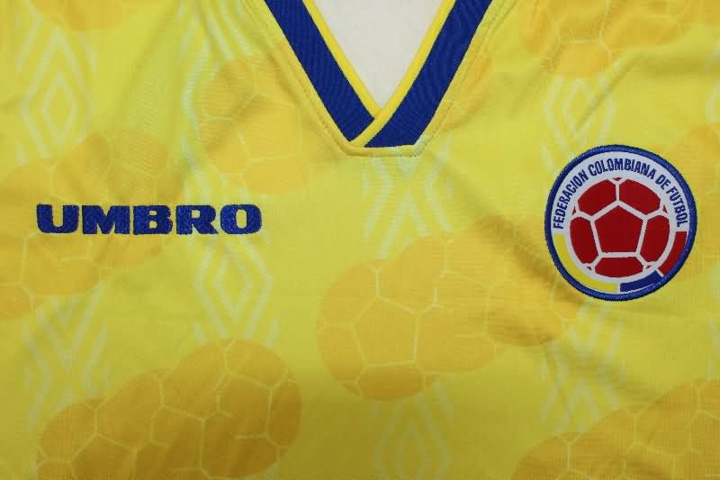 AAA(Thailand) Colombia 1994 Home Retro Soccer Jersey
