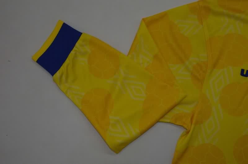 AAA(Thailand) Colombia 1994 Home Long Sleeve Retro Soccer Jersey