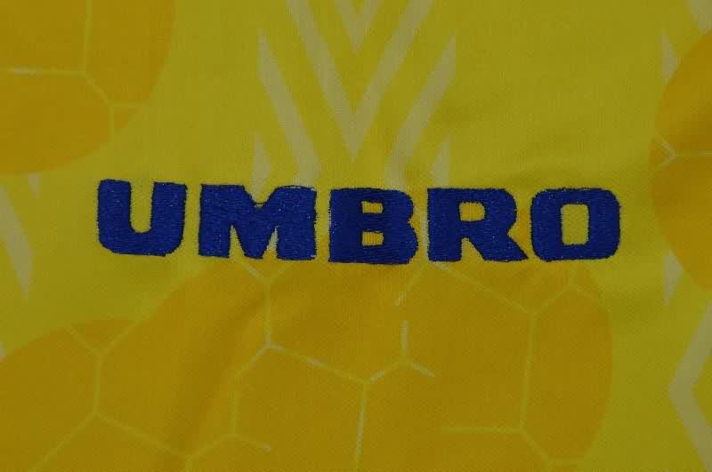 AAA(Thailand) Colombia 1994 Home Long Sleeve Retro Soccer Jersey