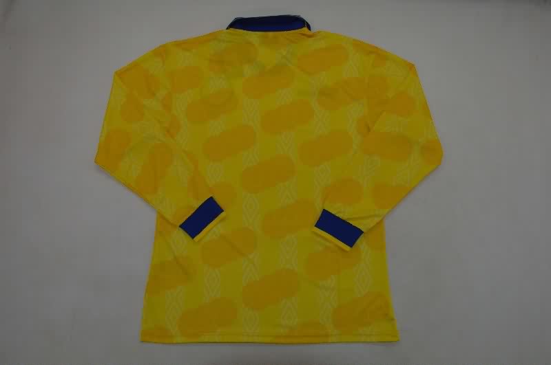 AAA(Thailand) Colombia 1994 Home Long Sleeve Retro Soccer Jersey