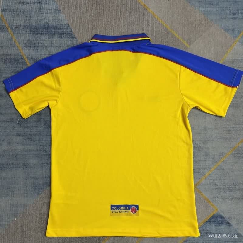 AAA(Thailand) Colombia 1998 Home Retro Soccer Jersey