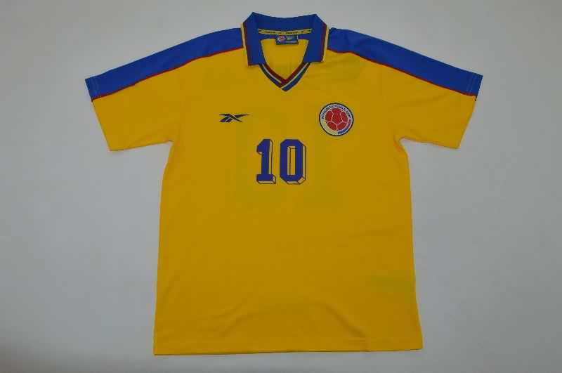 AAA(Thailand) Colombia 1998 Home Retro Soccer Jersey