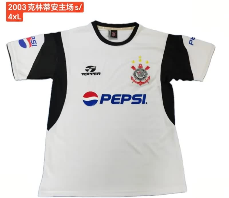 AAA(Thailand) Corinthians 2003 Home Retro Soccer Jersey AAA(Thailand) Corinthians 2003 Home Retro Soccer Jersey