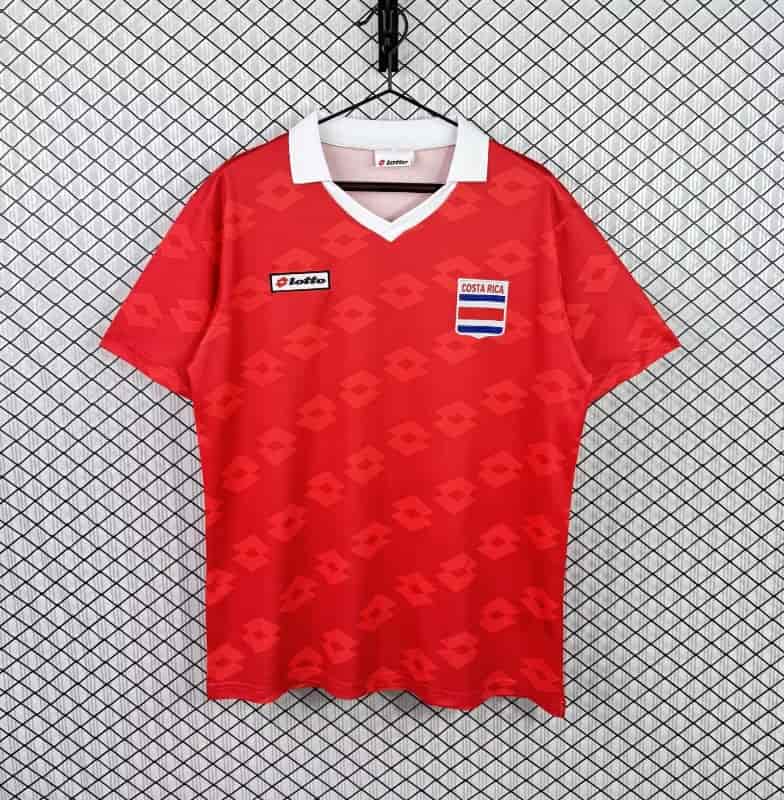 AAA(Thailand) Costa Rica 1990 Home Retro Soccer Jersey