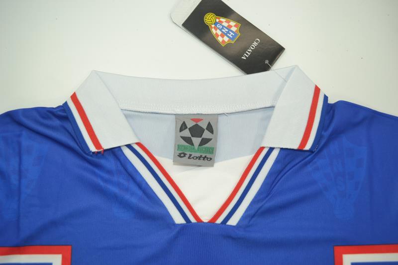 AAA(Thailand) Croatia 1998 Away Retro Soccer Jersey