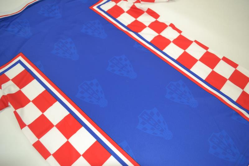 AAA(Thailand) Croatia 1998 Away Retro Soccer Jersey