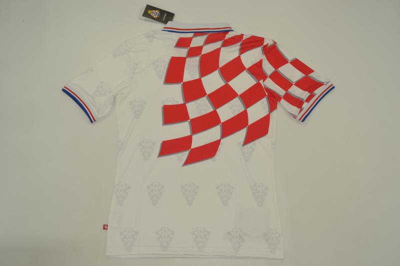 AAA(Thailand) Croatia 1998 Home Retro Soccer Jersey