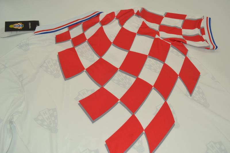 AAA(Thailand) Croatia 1998 Home Retro Soccer Jersey