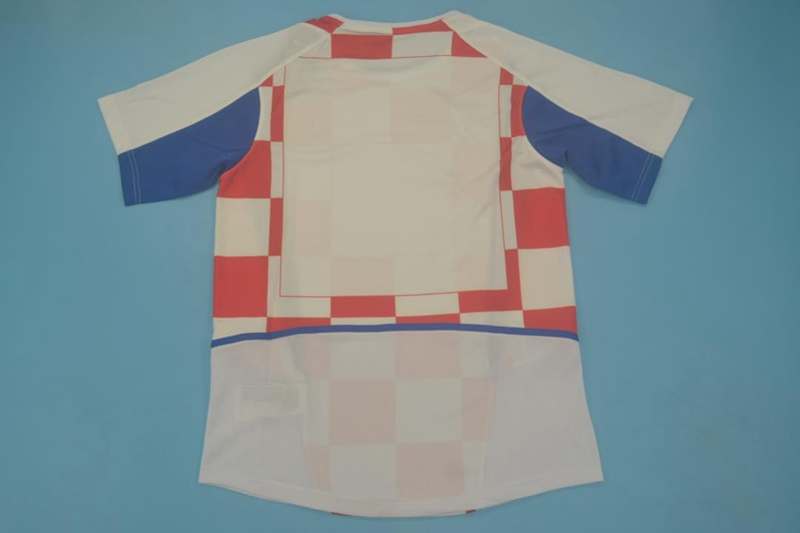 AAA(Thailand) Croatia 2002 Home Retro Soccer Jersey