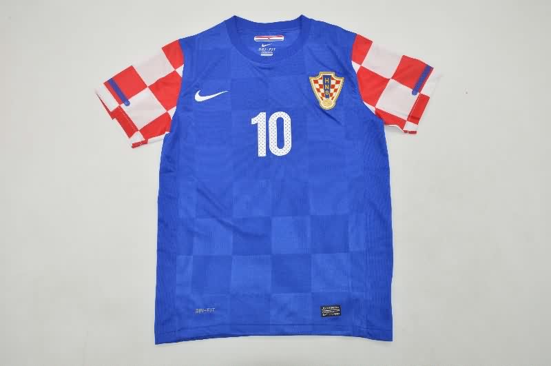 AAA(Thailand) Croatia 2010 Away Retro Soccer Jersey