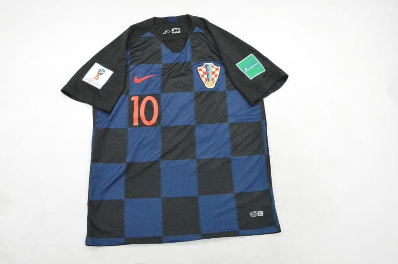 AAA(Thailand) Croatia 2018 Away Retro Soccer Jersey