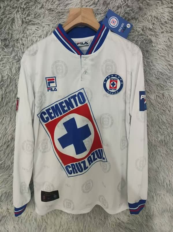AAA(Thailand) Cruz Azul 1997/98 Away Retro Long Sleeve Soccer Jersey