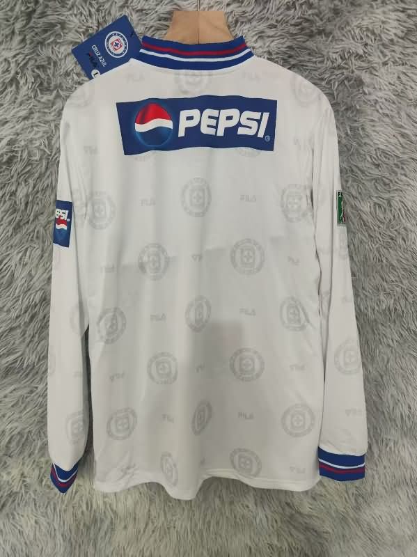 AAA(Thailand) Cruz Azul 1997/98 Away Retro Long Sleeve Soccer Jersey