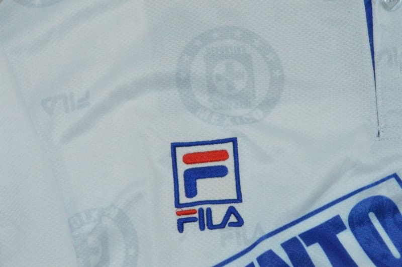 AAA(Thailand) Cruz Azul 1997/98 Away Retro Long Sleeve Soccer Jersey