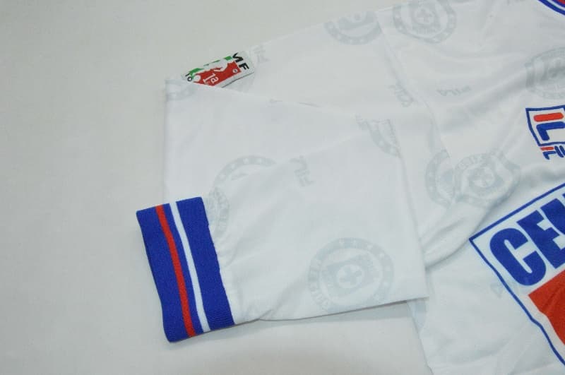 AAA(Thailand) Cruz Azul 1997/98 Away Retro Long Sleeve Soccer Jersey
