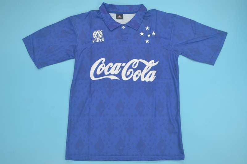 AAA(Thailand) Cruzeiro 1993/94 Home Retro Soccer Jersey