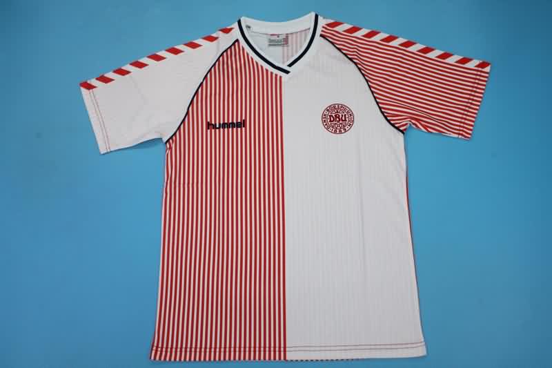 AAA(Thailand) Denmark 1986 Away Retro Soccer Jersey