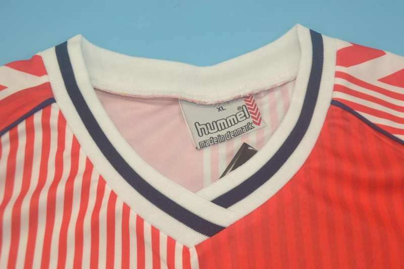 AAA(Thailand) Denmark 1986 Home Retro Soccer Jersey