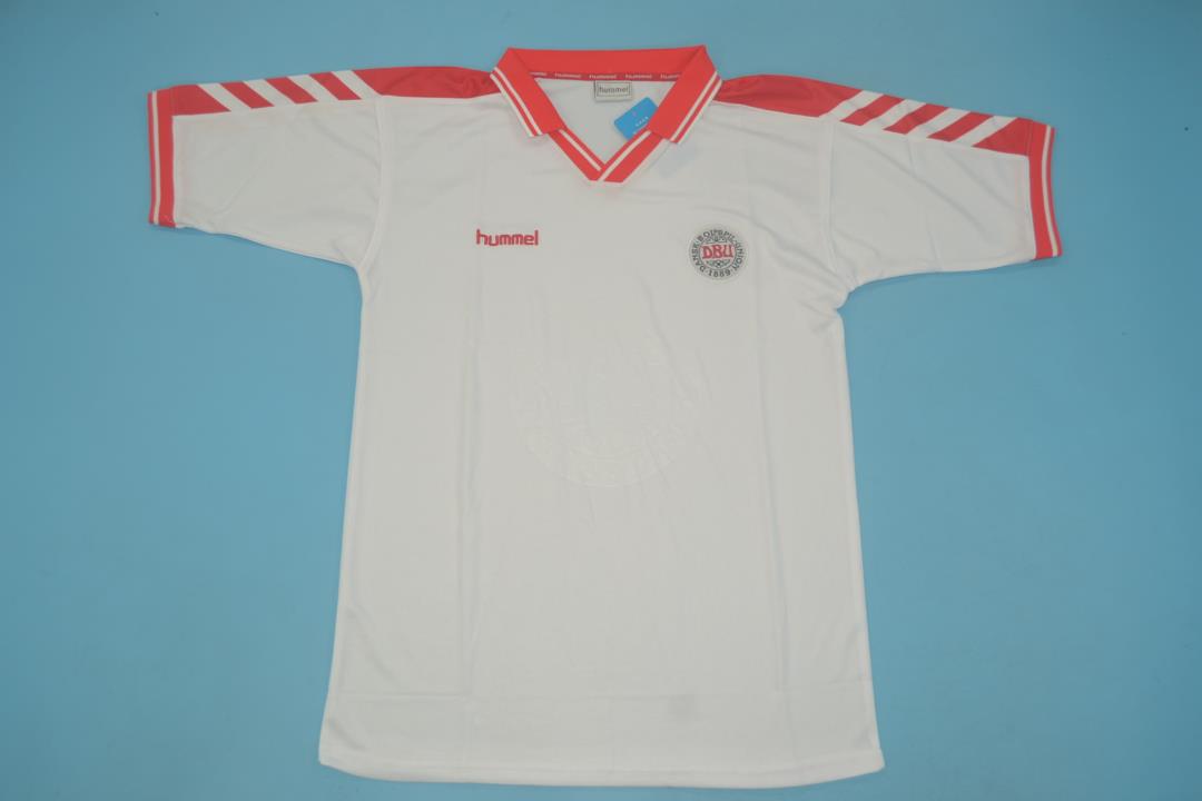 AAA(Thailand) Denmark 1998 Away Retro Soccer Jersey