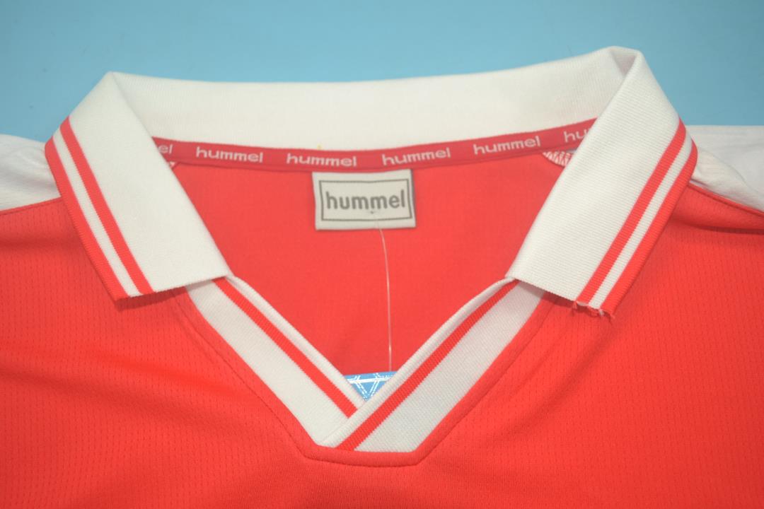 AAA(Thailand) Denmark 1998 Home Retro Soccer Jersey