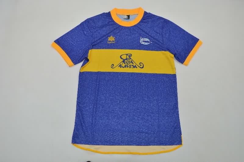 AAA(Thailand) Deportivo Alaves 2000/01 Home Retro Soccer Jersey
