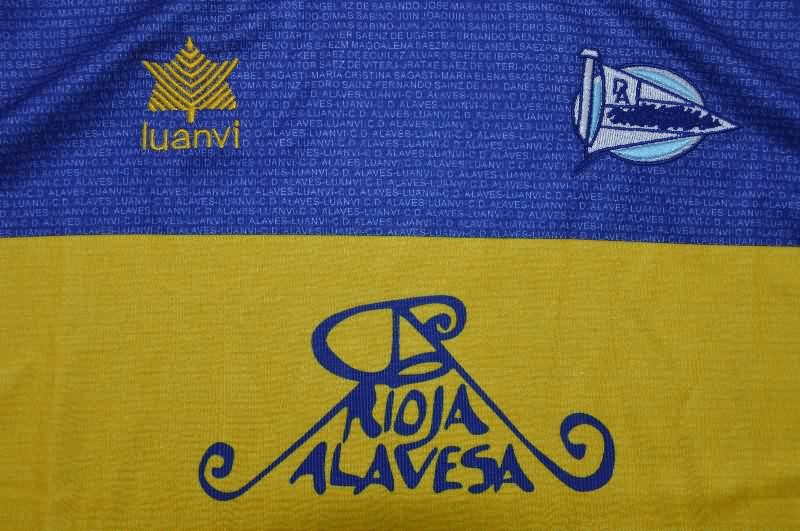 AAA(Thailand) Deportivo Alaves 2000/01 Home Retro Soccer Jersey