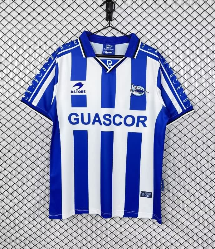 AAA(Thailand) Deportivo Alaves 1998/99 Home Retro Soccer Jersey AAA(Thailand) Deportivo Alaves 1998/99 Home Retro Soccer Jersey