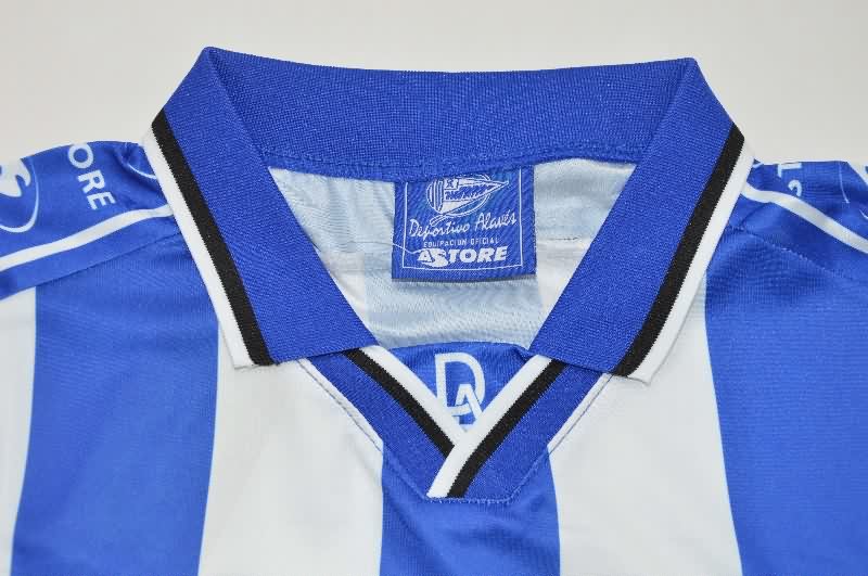 AAA(Thailand) Deportivo Alaves 1998/99 Home Retro Soccer Jersey