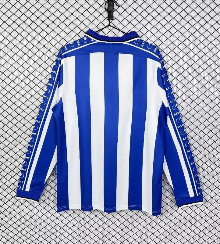 AAA(Thailand) Deportivo Alaves 1998/99 Home Retro Long Sleeve Soccer Jersey