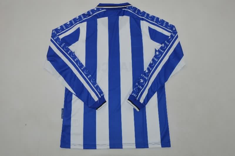 AAA(Thailand) Deportivo Alaves 1998/99 Home Retro Long Sleeve Soccer Jersey