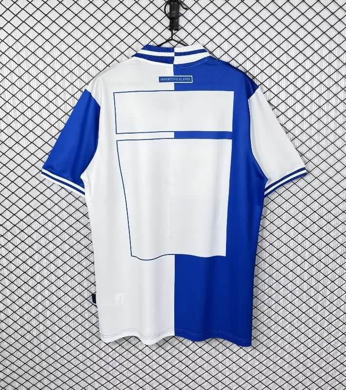 AAA(Thailand) Deportivo Alaves 1999/00 Home Retro Soccer Jersey