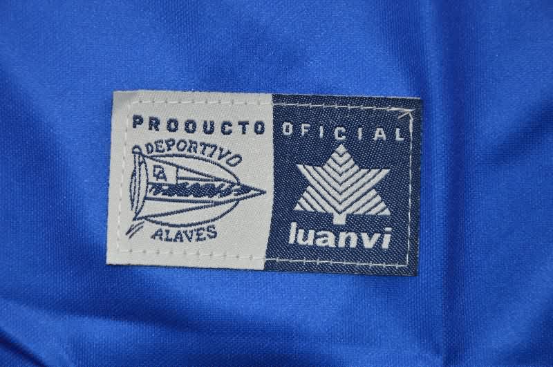 AAA(Thailand) Deportivo Alaves 1999/00 Home Retro Soccer Jersey