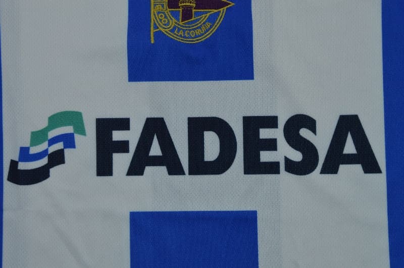 AAA(Thailand) Deportivo La Coruna 2001/02 Home Retro Soccer Jersey