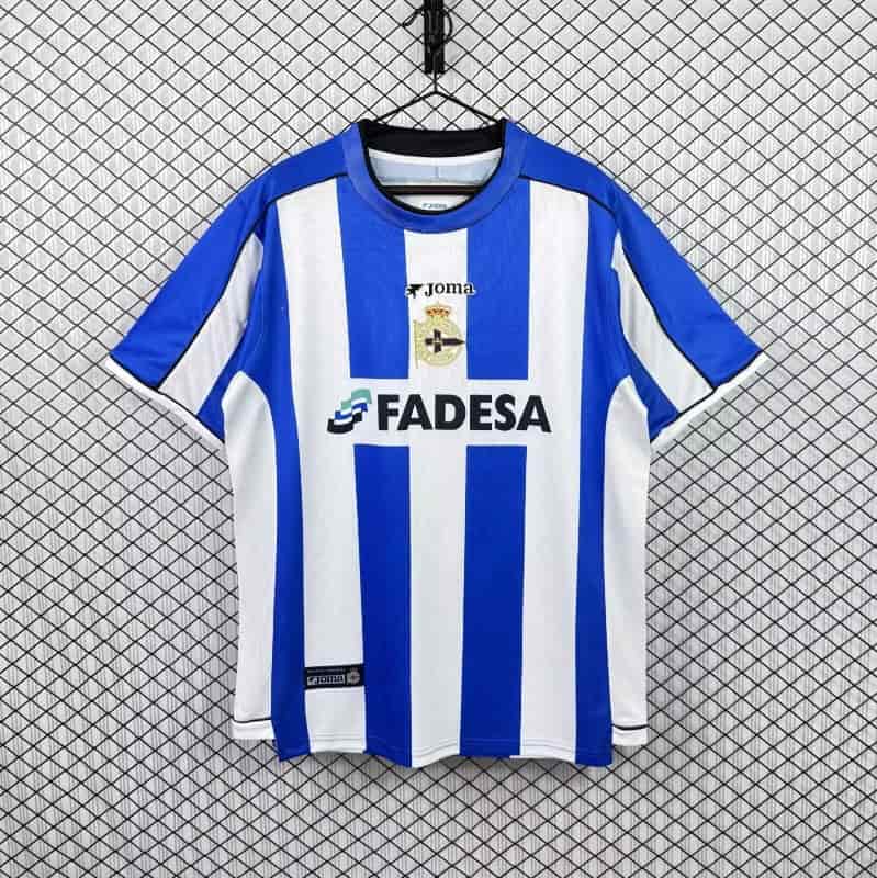AAA(Thailand) Deportivo La Coruna 2002/03 Home Retro Soccer Jersey AAA(Thailand) Deportivo La Coruna 2002/03 Home Retro Soccer Jersey