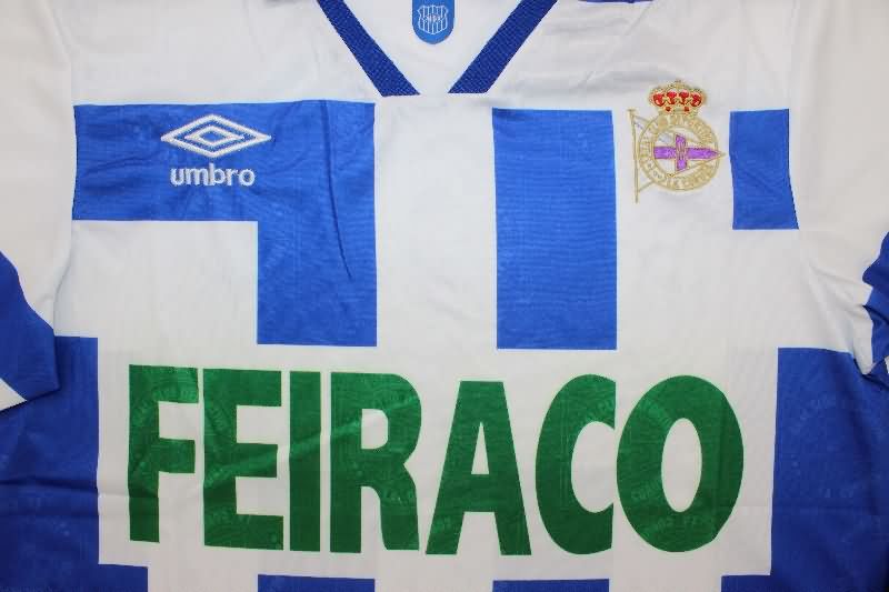 AAA(Thailand) Deportivo La Coruna 1994/95 Home Retro Soccer Jersey