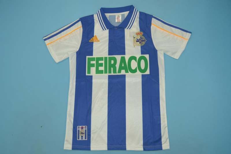 AAA(Thailand) Deportivo La Coruna 1999/00 Home Retro Soccer Jersey