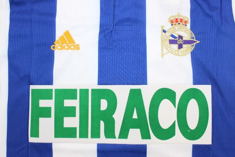 AAA(Thailand) Deportivo La Coruna 1999/00 Home Retro Soccer Jersey