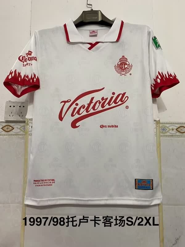 AAA(Thailand) Deportivo Toluca 1997/98 Away Retro Soccer Jersey AAA(Thailand) Deportivo Toluca 1997/98 Away Retro Soccer Jersey