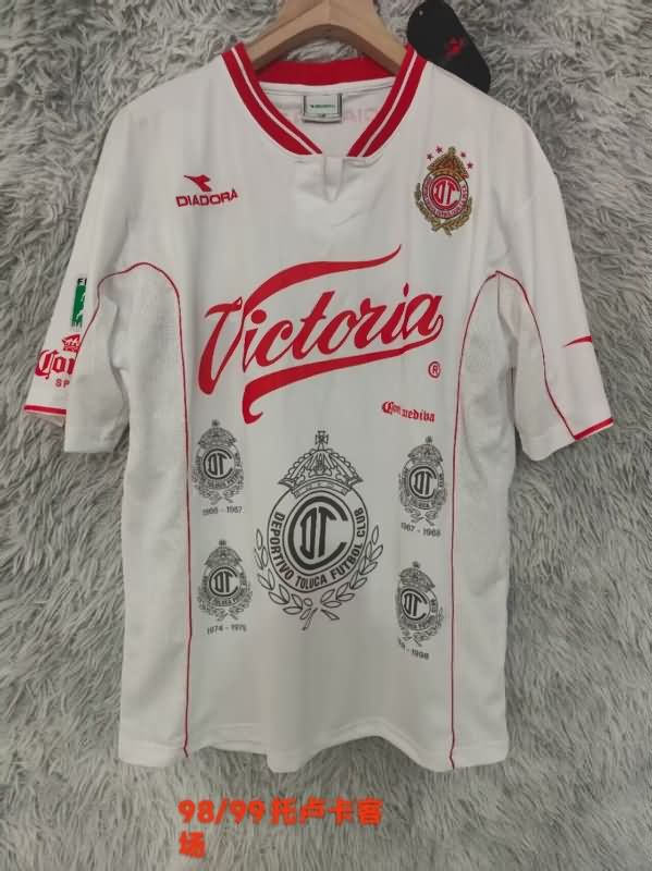 AAA(Thailand) Deportivo Toluca 1998/99 Away Retro Soccer Jersey