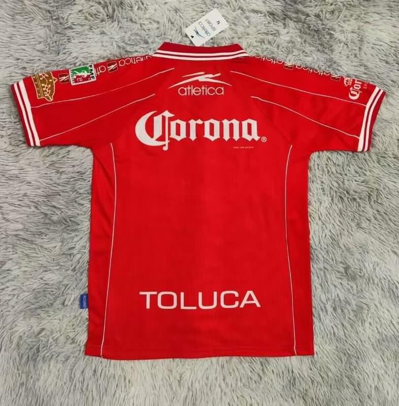AAA(Thailand) Deportivo Toluca 1999/00 Home Retro Soccer Jersey