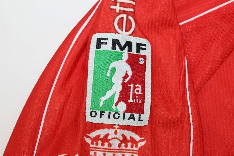 AAA(Thailand) Deportivo Toluca 1999/00 Home Retro Long Sleeve Soccer Jersey