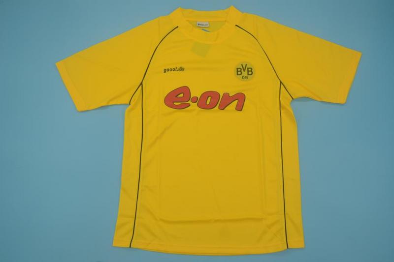 AAA(Thailand) Dortmund 2001/02 Home Retro Soccer Jersey
